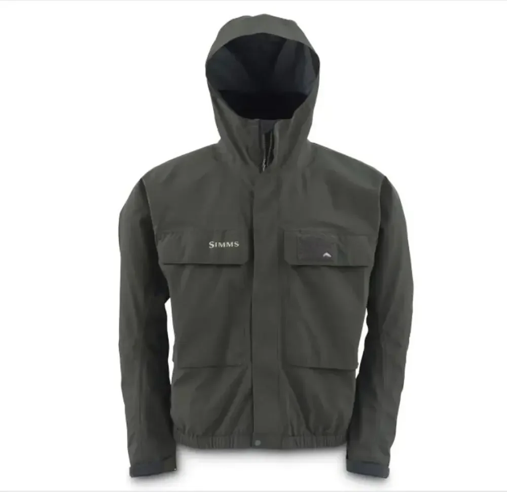 VTG SIMMS Mens Gore-tex Dry Coat Fly Fishing Wading Waterproof Hoodie Jacket XXL